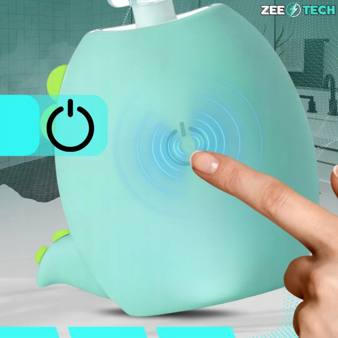 „ZeeTech“ elektrinis 360° dantų šepetėlis vaikams, 2–12 metų, 45 sek.