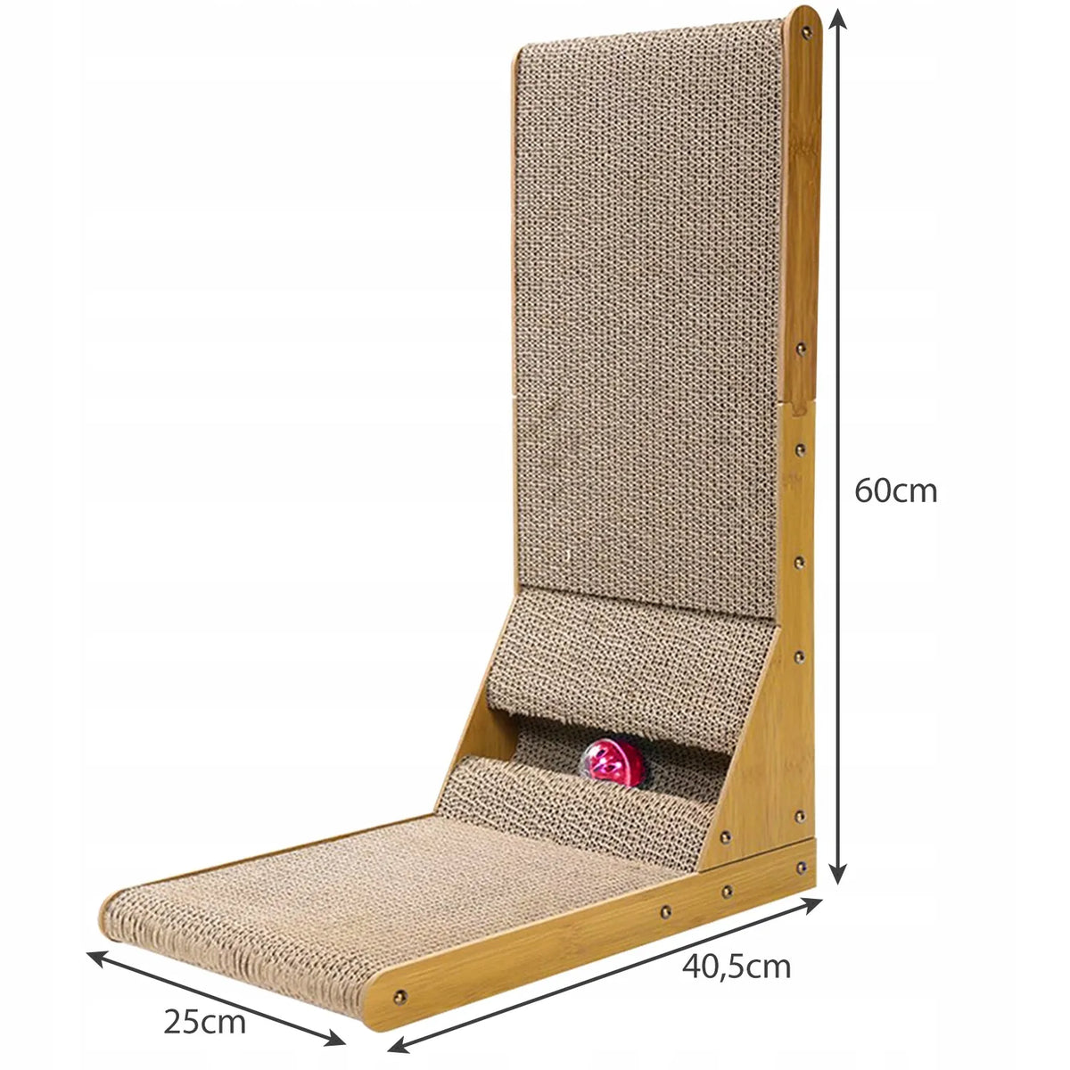 Žema draskyklė ir draskymo kilimėlis „Purlov“, iki 60 cm