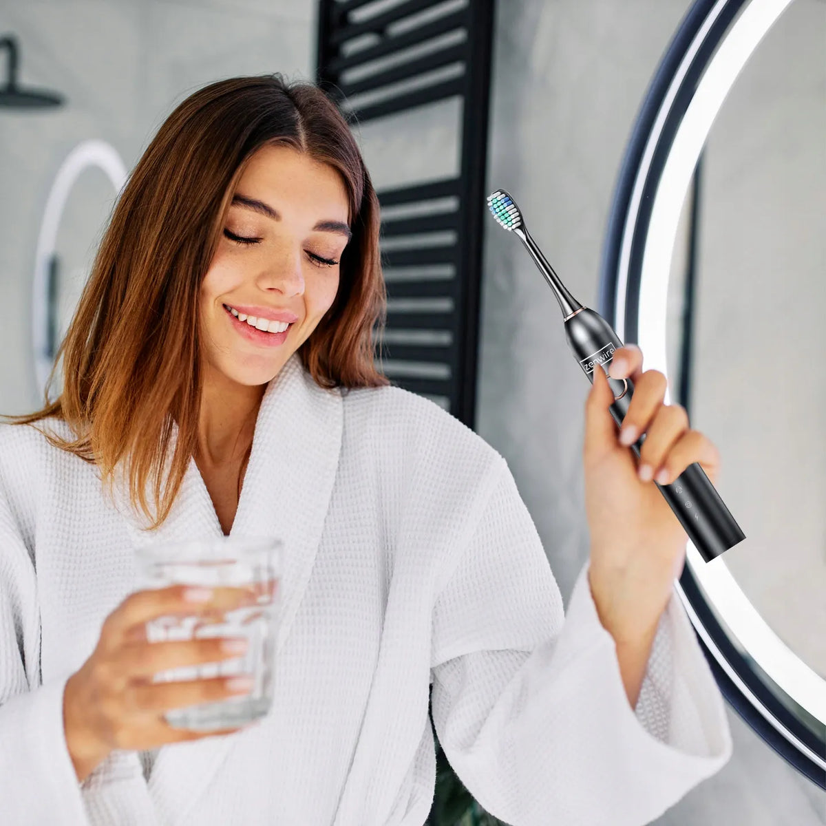 „Zenwire“ elektrinis magnetinis garsinis dantų šepetėlis vaikams ir suaugusiesiems