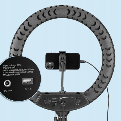 Žiedinė lempa Lumo LED Ring filmams, nuotraukoms ir makiažui