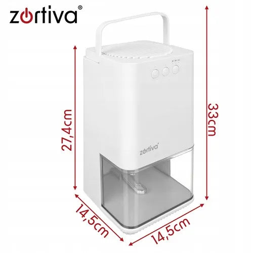 „Zortiva Brezia“ oro sausintuvas, 380 ml/24 val., 1,4 l talpa, laikmatis