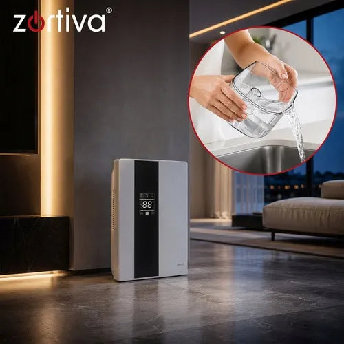 Zortiva oro sausintuvas, 90 W, 2 l talpa, higrostatas, nuotolinio valdymo pultas, laikmatis