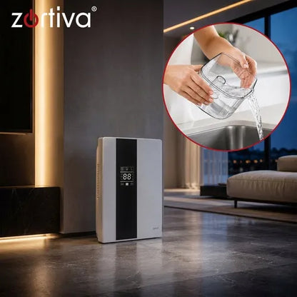 Zortiva oro sausintuvas, 90 W, 2 l talpa, higrostatas, nuotolinio valdymo pultas, laikmatis