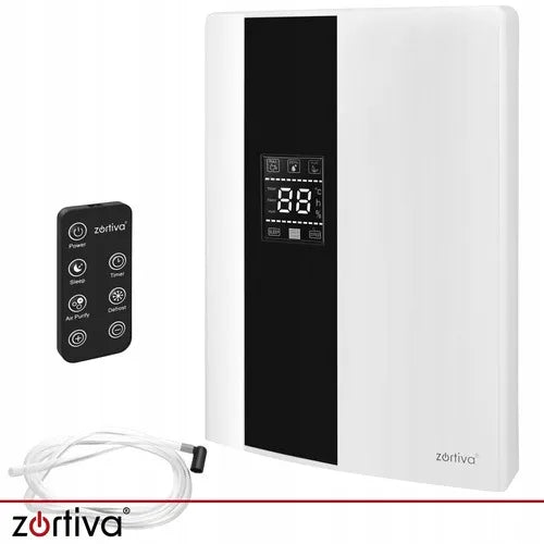 Zortiva oro sausintuvas, 90 W, 2 l talpa, higrostatas, nuotolinio valdymo pultas, laikmatis