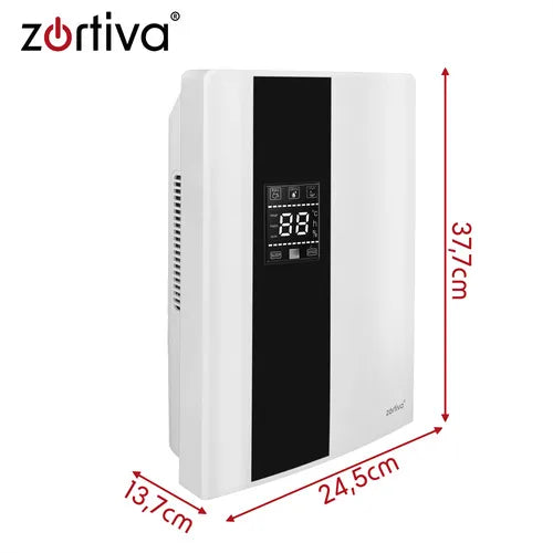 Zortiva oro sausintuvas, 90 W, 2 l talpa, higrostatas, nuotolinio valdymo pultas, laikmatis